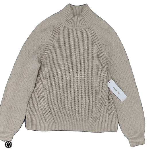 Sweater By Calvin Klein In Tan, Size: S image 1