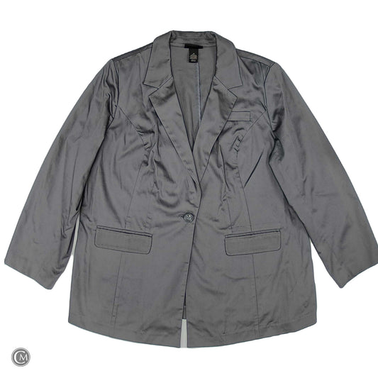 Blazer By Lane Bryant In Grey, Size: 1x image 1