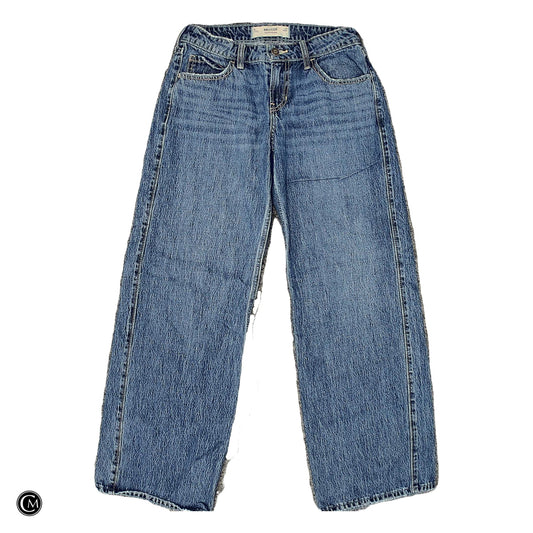 Jeans Wide Leg By Hollister In Blue Denim, Size: 0 image 1