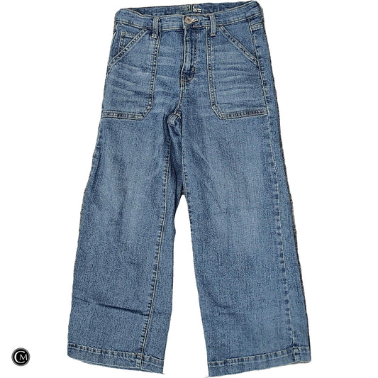 Jeans Wide Leg By Time And Tru In Blue Denim, Size: 4 image 1