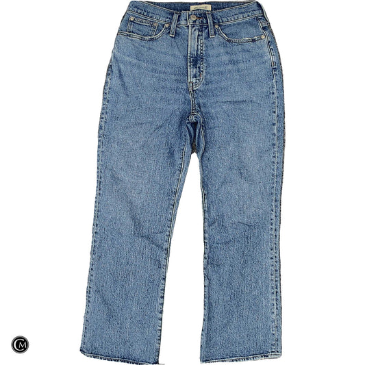 Jeans Cropped By Madewell In Blue Denim, Size: 8 image 1