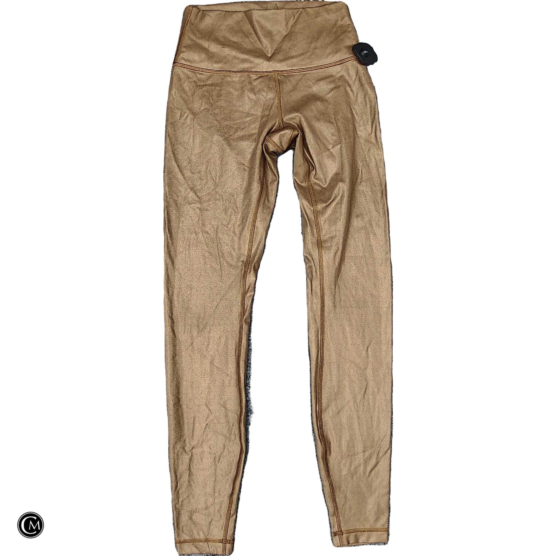 Athletic Leggings By Lululemon In Bronze, Size: S image 1