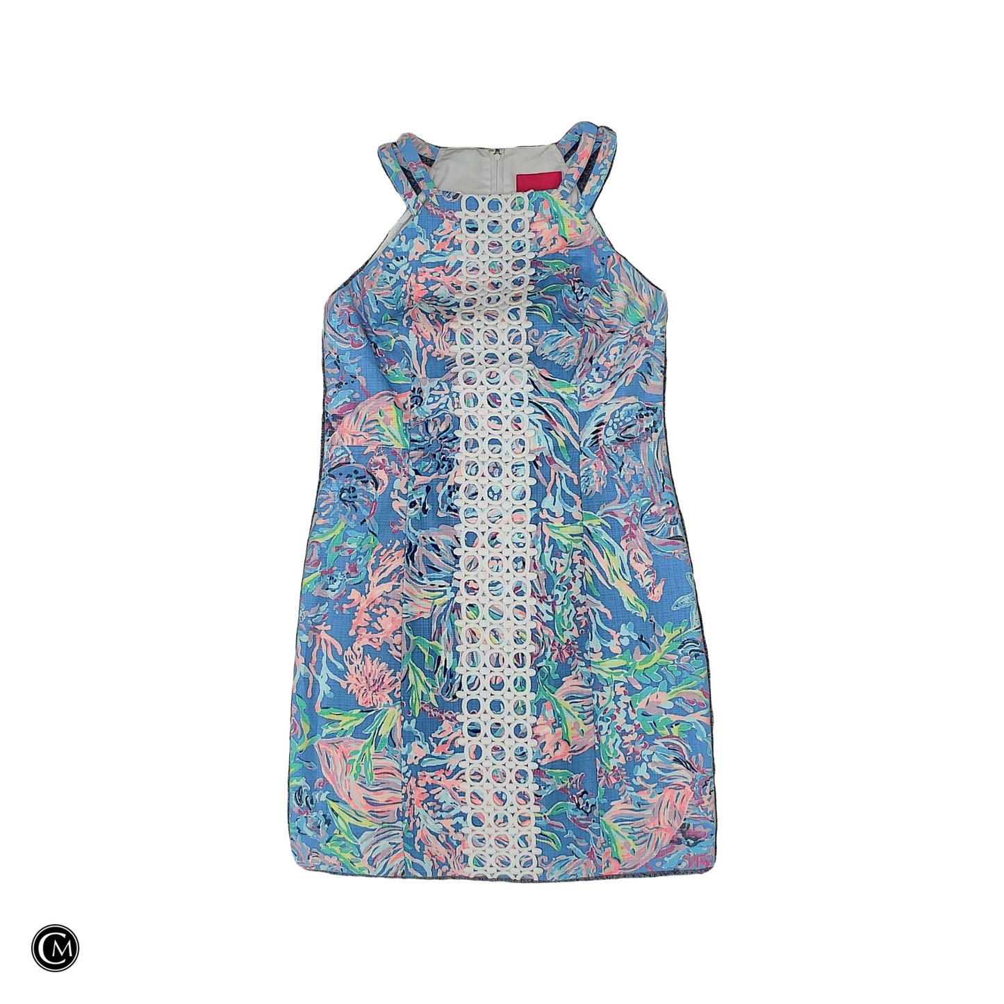 Dress Designer By Lilly Pulitzer In Blue & Pink, Size: S image 1