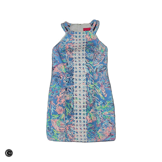 Dress Designer By Lilly Pulitzer In Blue & Pink, Size: S image 1