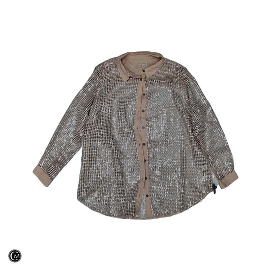 Top Ls By Pilcro In Pink, Size: 1x image 1