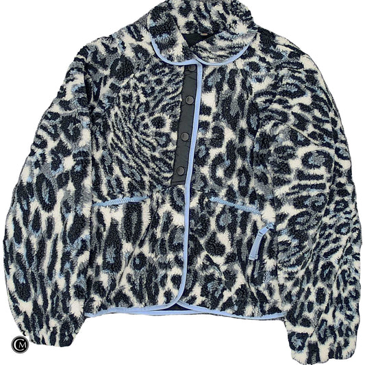 Jacket Faux Fur & Sherpa By Free People In Animal Print, Size: Xs image 1