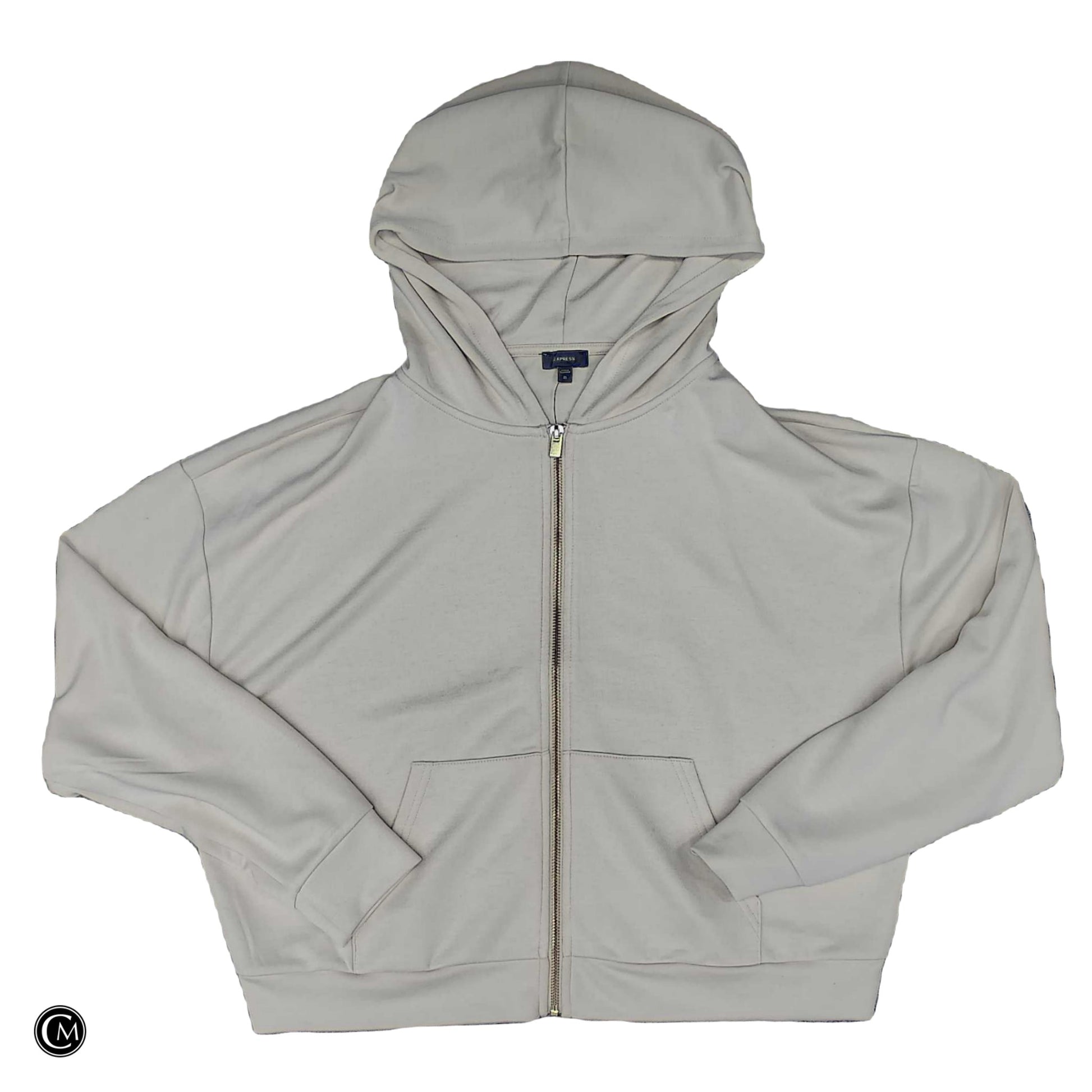 Jacket Other By Express In Cream, Size: Xl image 1