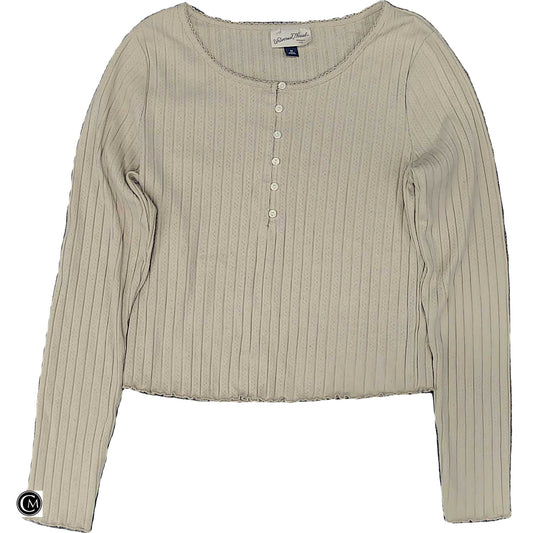 Top Ls By Universal Thread In Tan, Size: M image 1