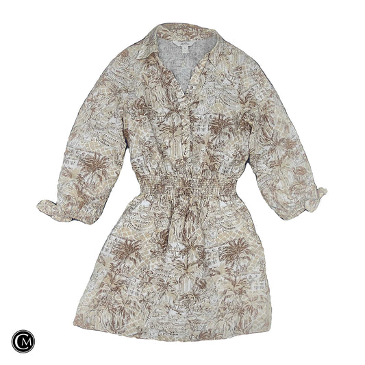 Dress Designer By Lilly Pulitzer In Brown & White, Size: S image 1