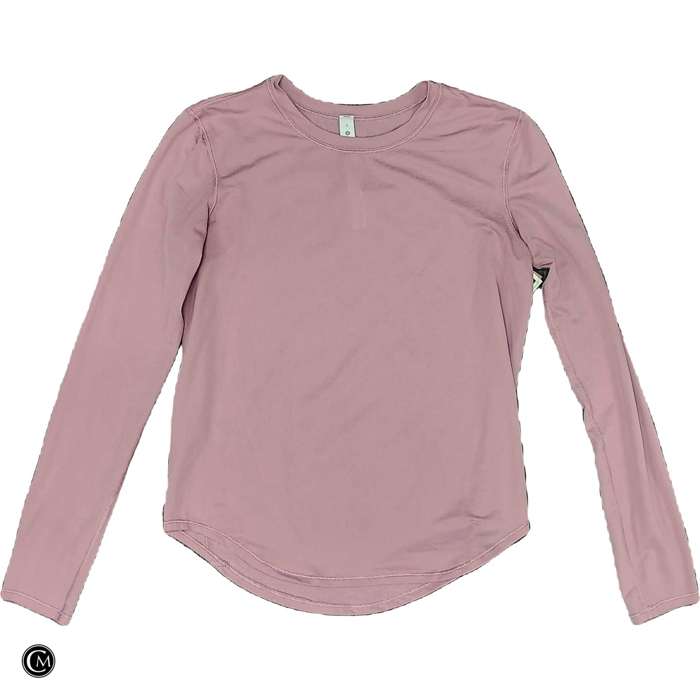 Athletic Top Ls Crewneck By Lululemon In Pink, Size: Xs image 1