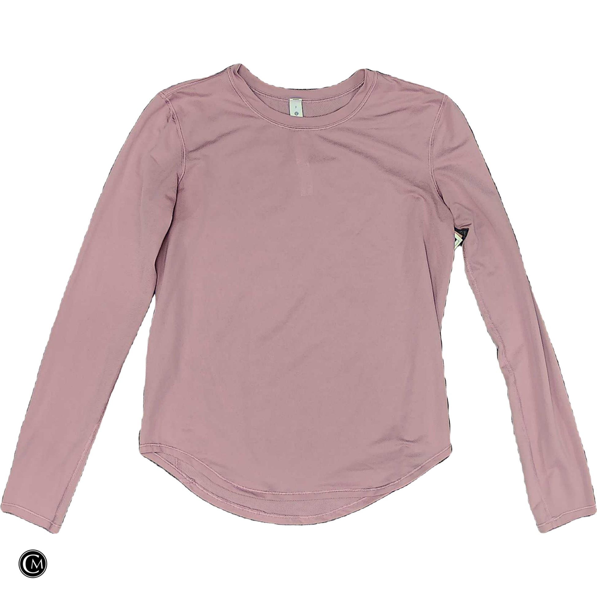 Athletic Top Ls Crewneck By Lululemon In Pink, Size: Xs image 1