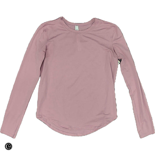 Athletic Top Ls Crewneck By Lululemon In Pink, Size: Xs image 1