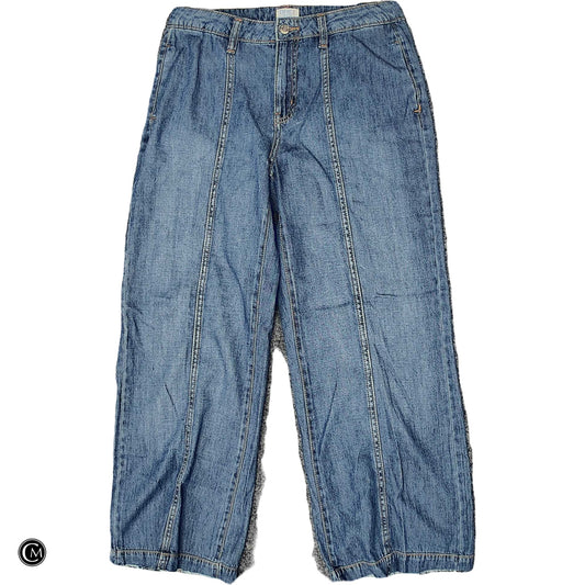 Jeans Wide Leg By Time And Tru In Blue Denim, Size: 4 image 1