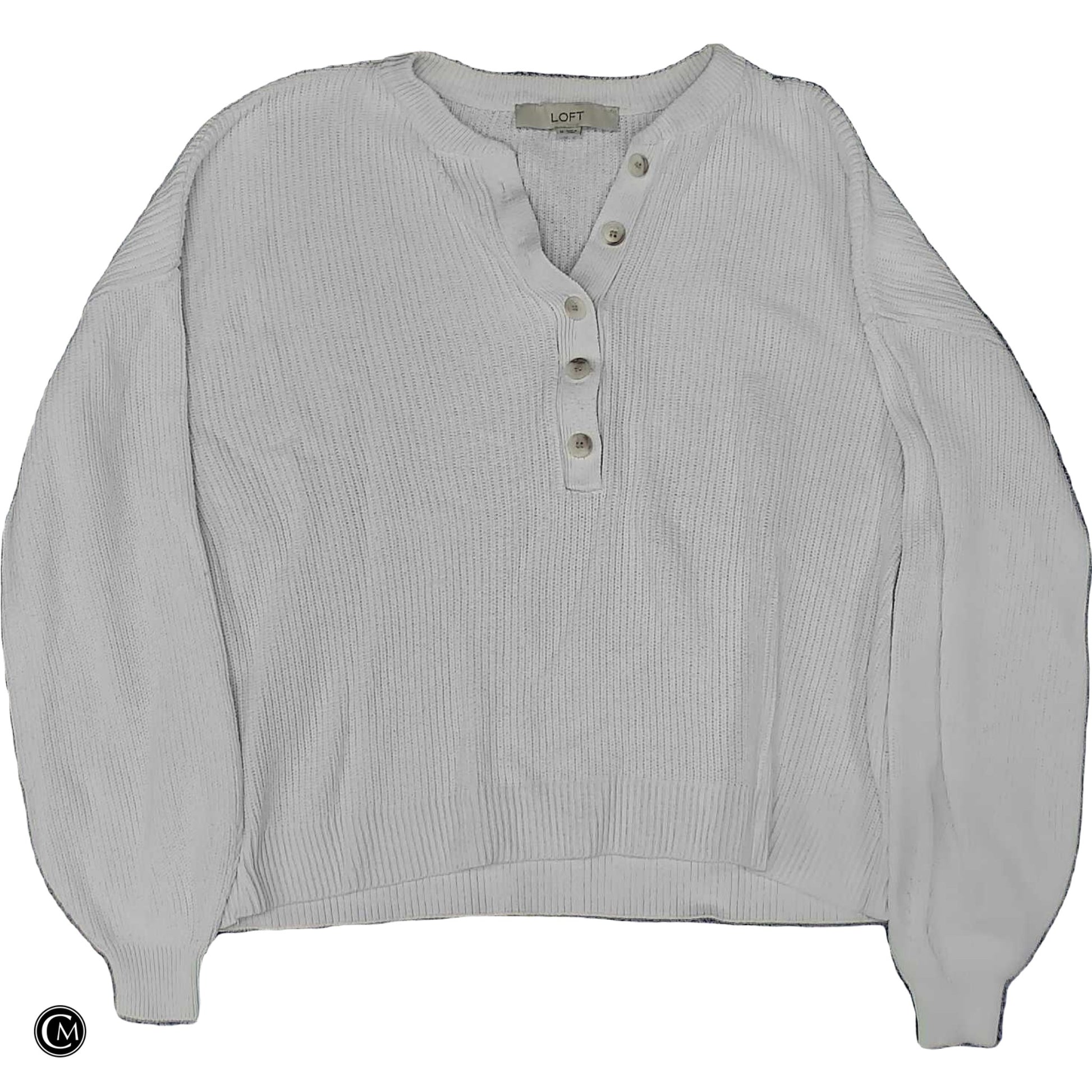 Top Ls By Loft In White, Size: M image 1