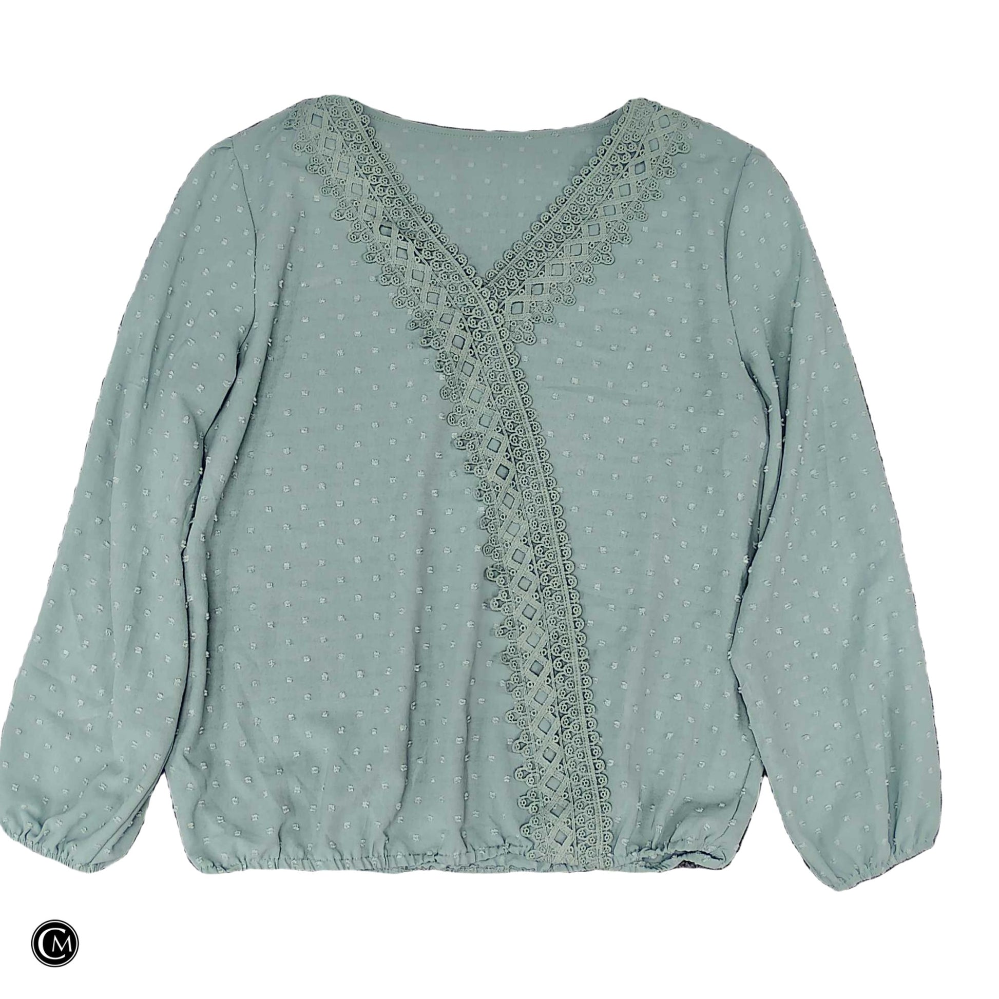 Top Ls By Clothes Mentor In Green, Size: 2x image 1