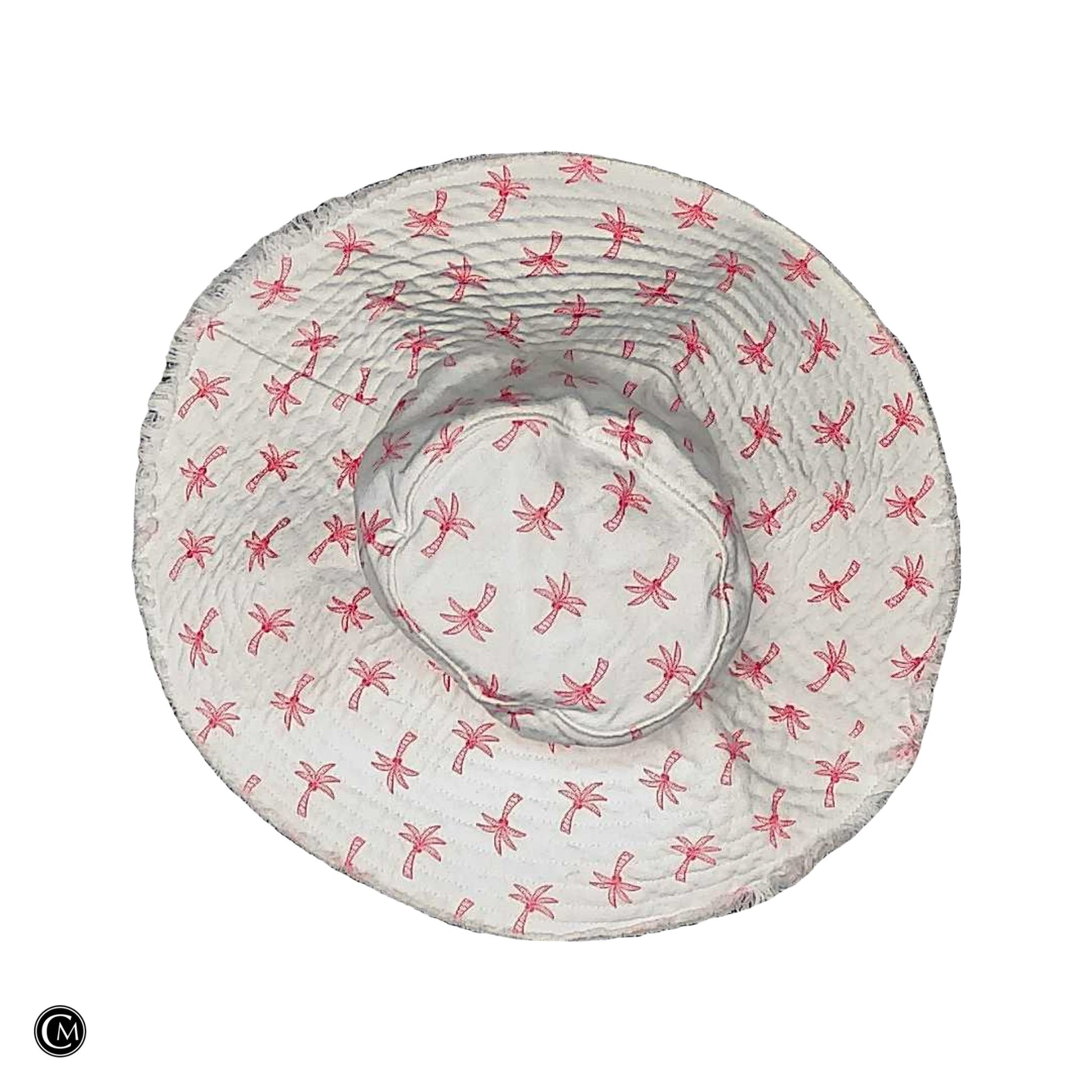 Hat Bucket By Clothes Mentor In Tropical Print image 1