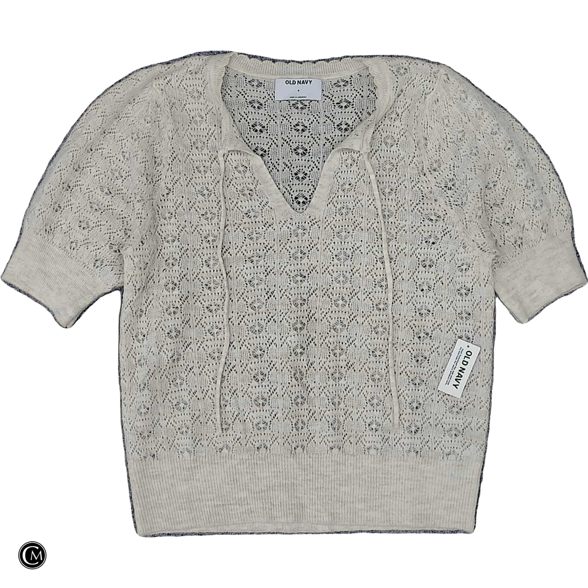 Sweater Ss By Old Navy In Cream, Size: S image 1