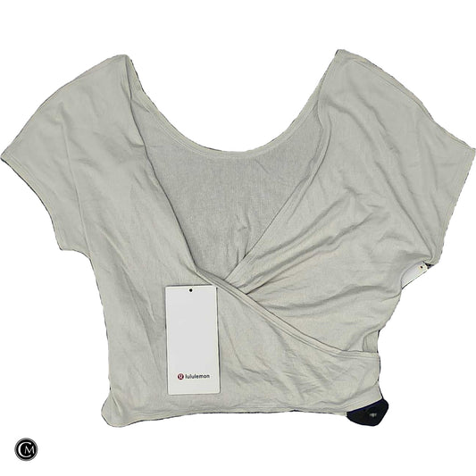 Athletic Top Ss By Lululemon In Cream, Size: S image 1