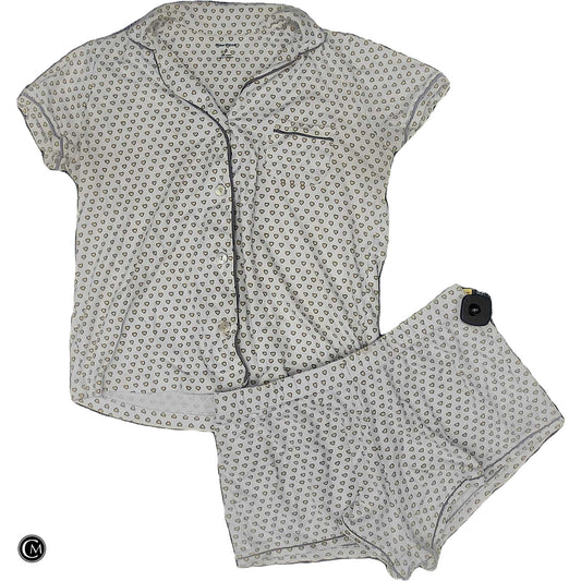Lounge Set Shorts By Roller Rabbit In White & Yellow, Size: S image 1
