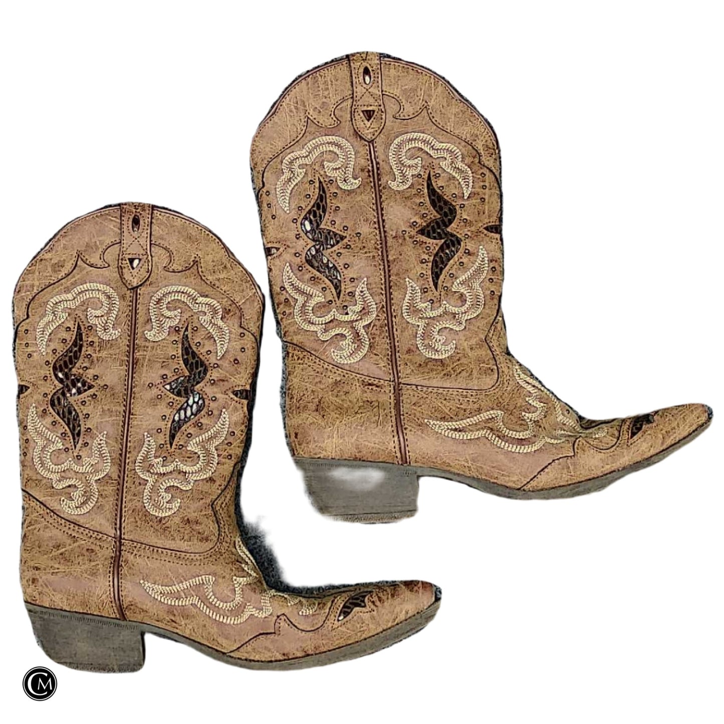 Boots Western By Dingo In Brown, Size: 10 image 1