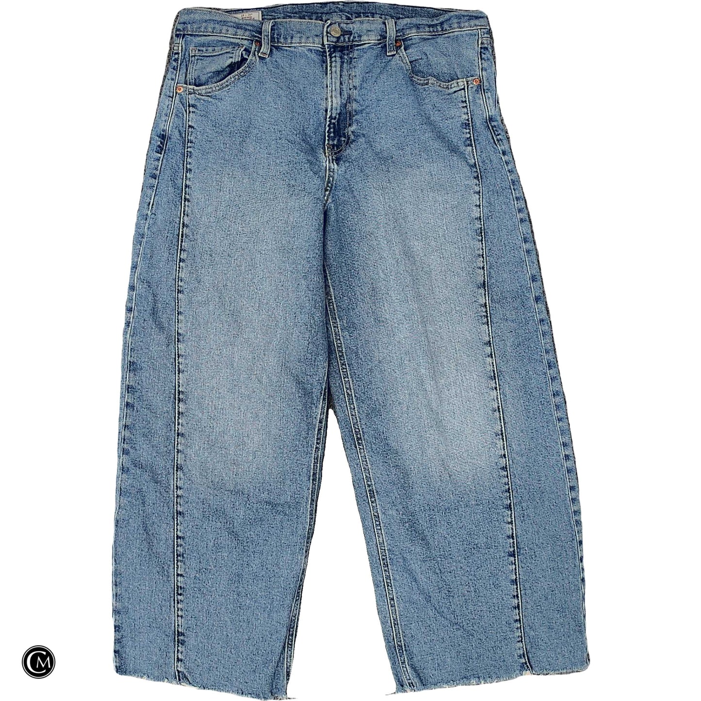 Jeans Wide Leg By Gap In Blue Denim, Size: 16 image 1