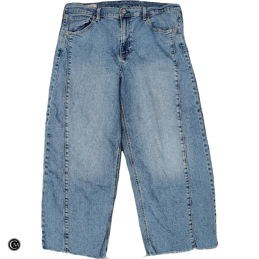 Jeans Wide Leg By Gap In Blue Denim, Size: 16 image 1