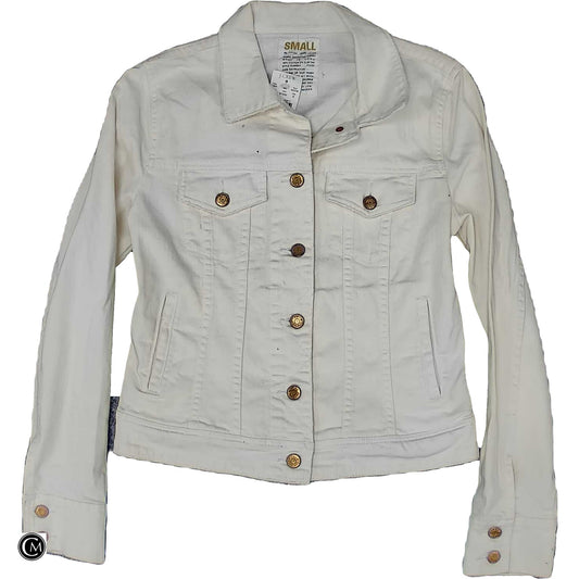 Jacket Denim By J. Crew In Cream Denim, Size: S image 1