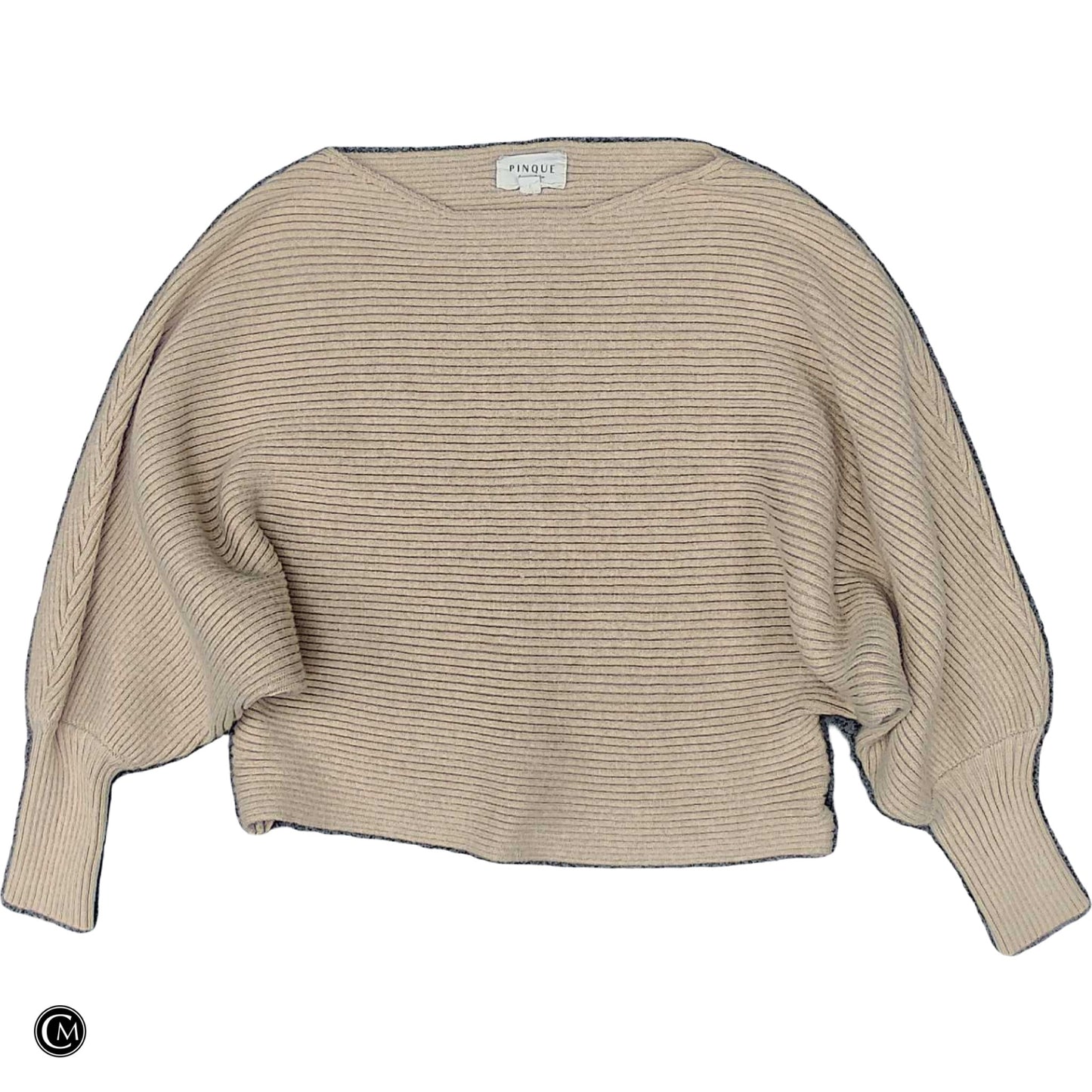 Sweater By Clothes Mentor In Tan, Size: S image 1