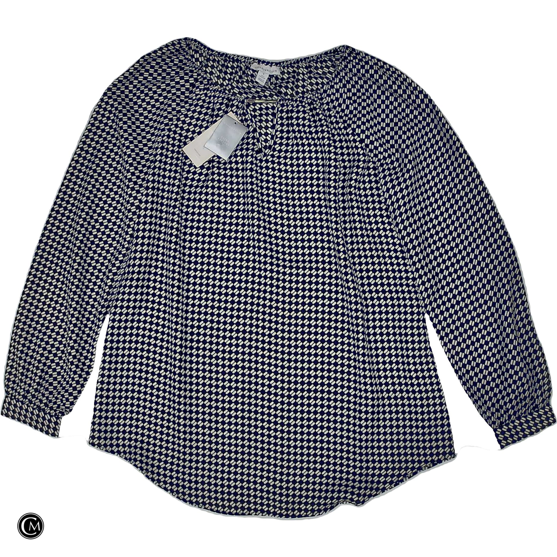 Top Ls By Charter Club In Black & White, Size: S image 1