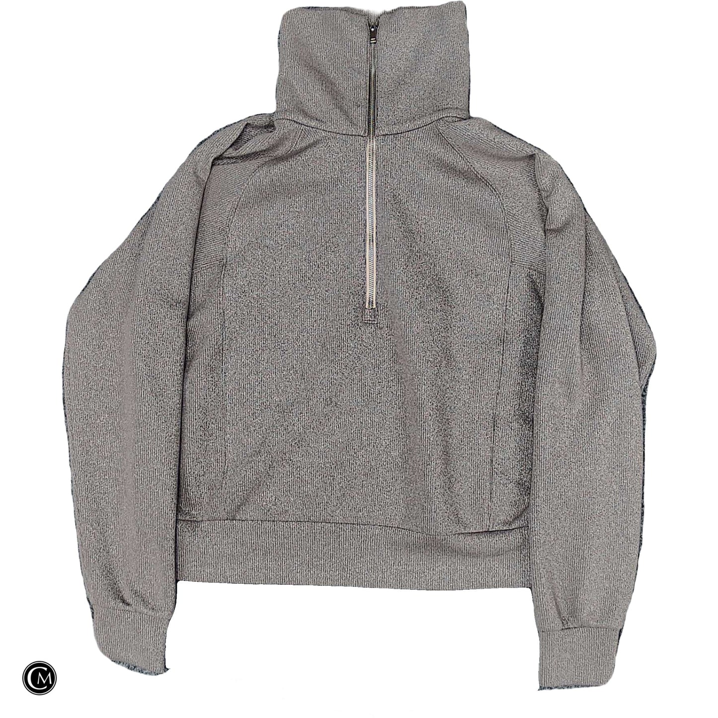 Sweatshirt Collar By Spanx In Taupe, Size: M image 1