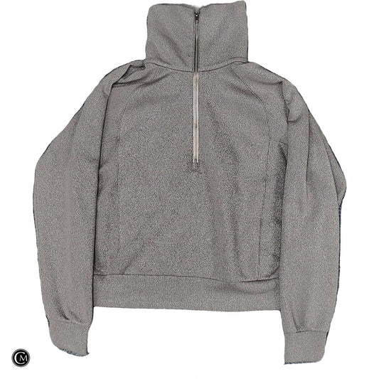 Sweatshirt Collar By Spanx In Taupe, Size: M image 1