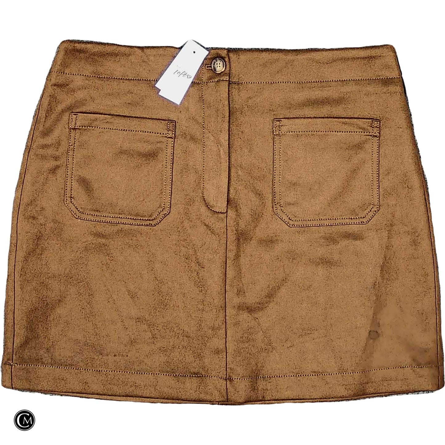 Skirt Mini & Short By Loft In Brown, Size: L image 1