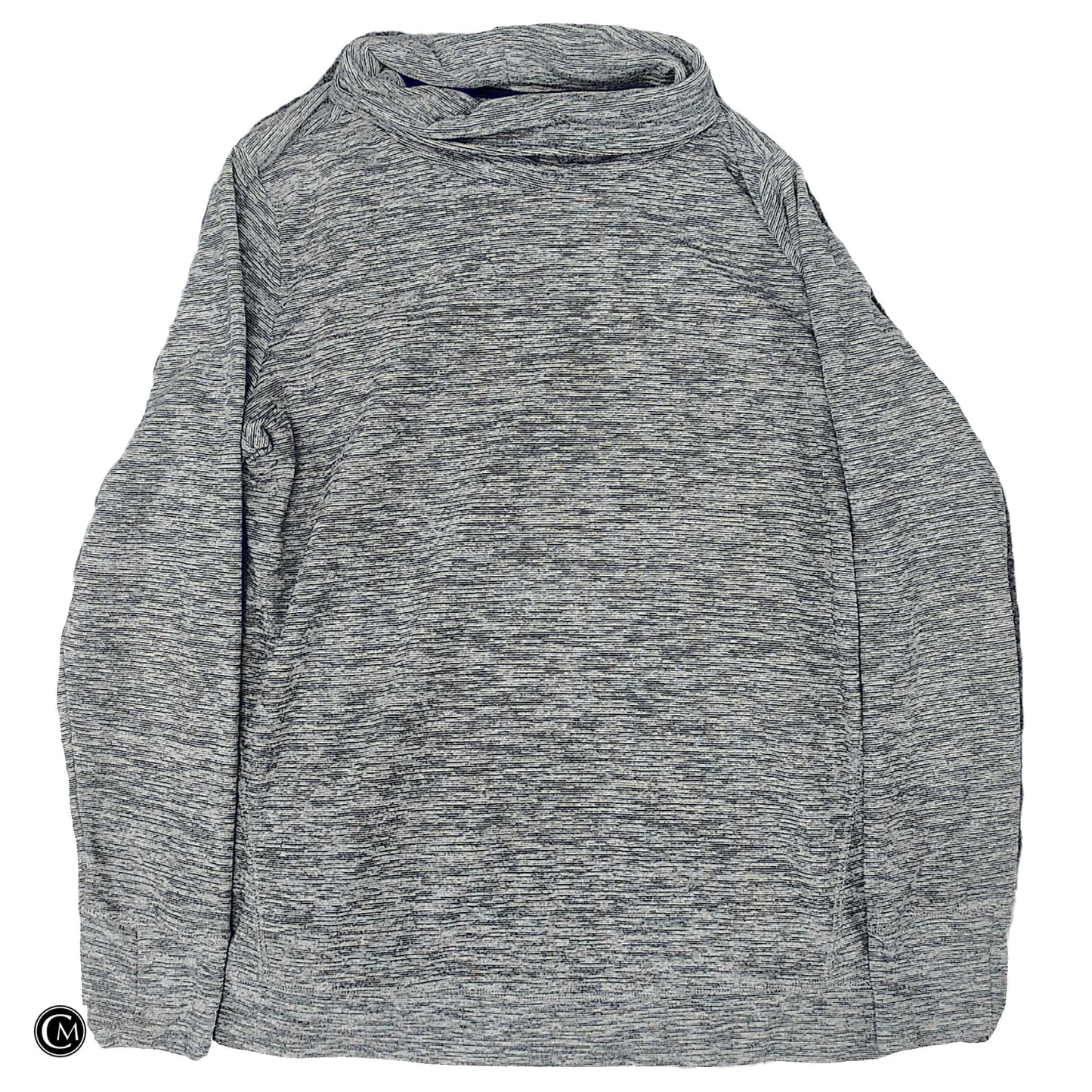 Athletic Sweatshirt Collar By Tek Gear In Grey, Size: L image 1