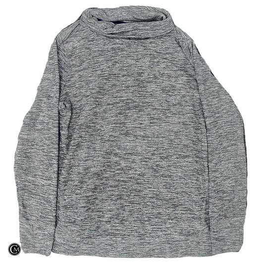 Athletic Sweatshirt Collar By Tek Gear In Grey, Size: L image 1
