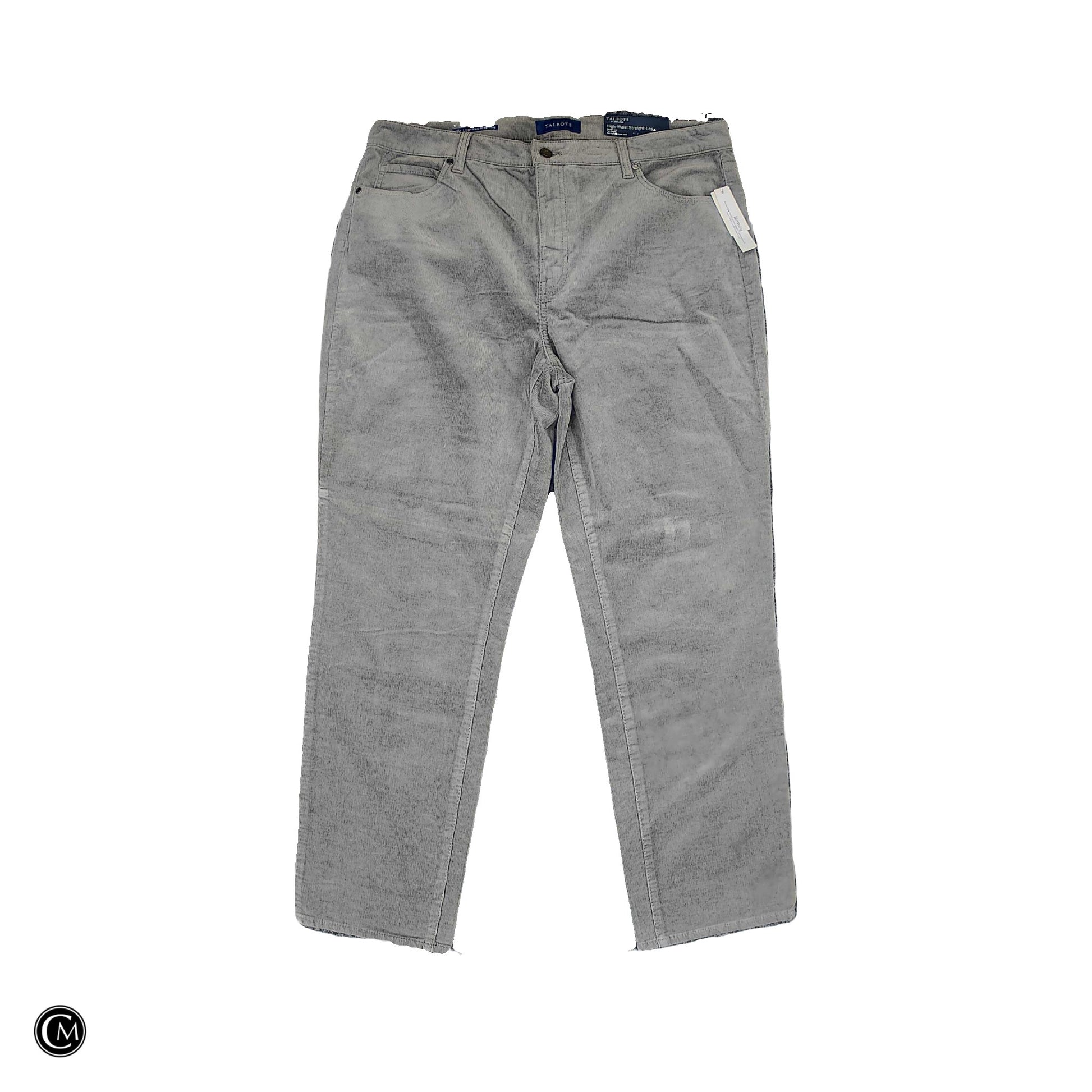 Pants Corduroy By Talbots In Grey, Size: 16 image 1