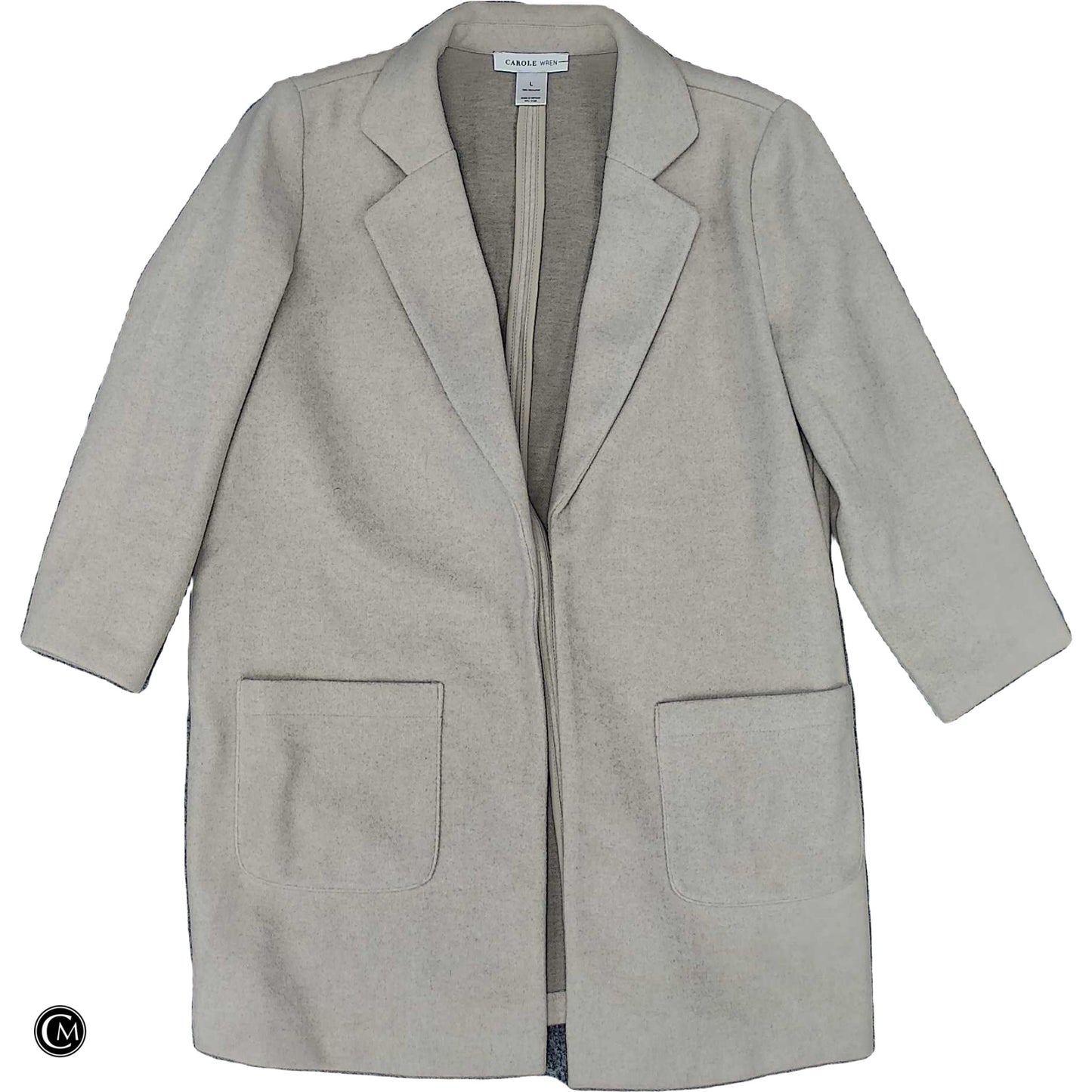 Coat Other By Clothes Mentor In Beige, Size: L image 1