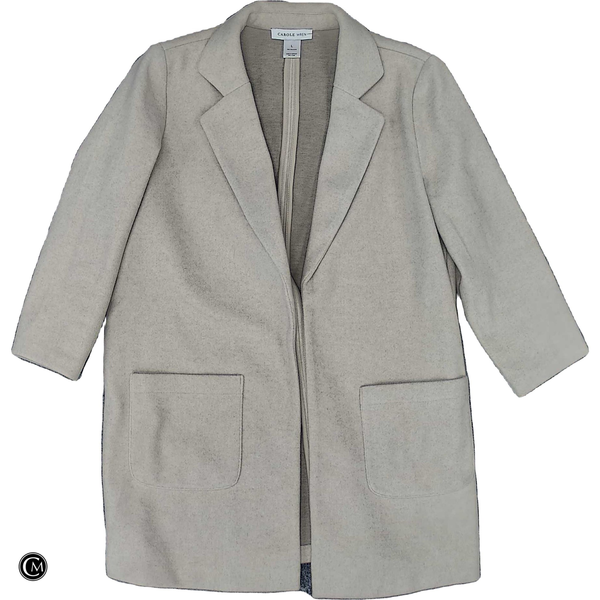 Coat Other By Clothes Mentor In Beige, Size: L image 1