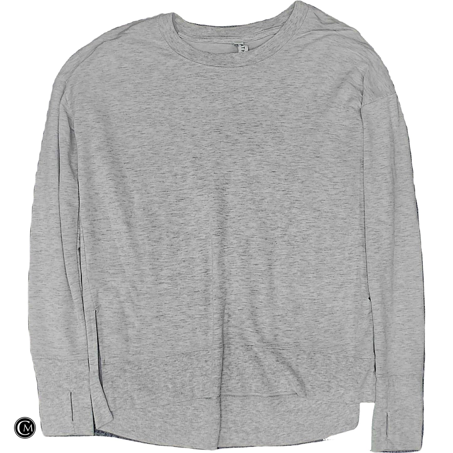 Athletic Top Ls Crewneck By Athleta In Grey, Size: Xs image 1