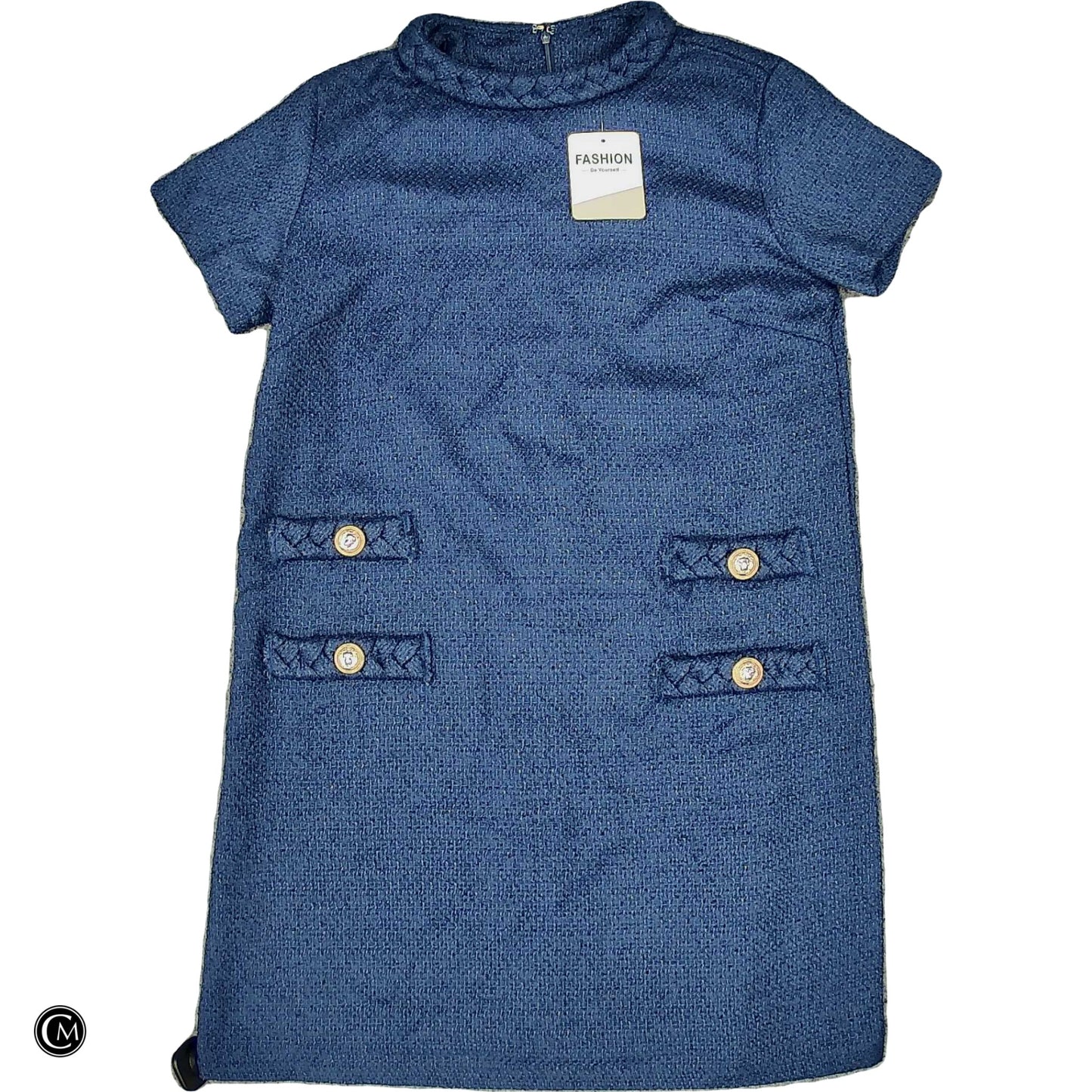 Dress Work By Clothes Mentor In Blue, Size: S image 1