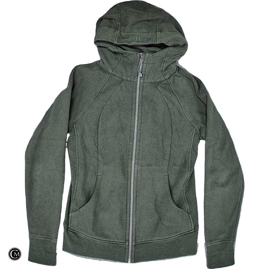 Athletic Jacket By Lululemon In Green, Size: M image 1