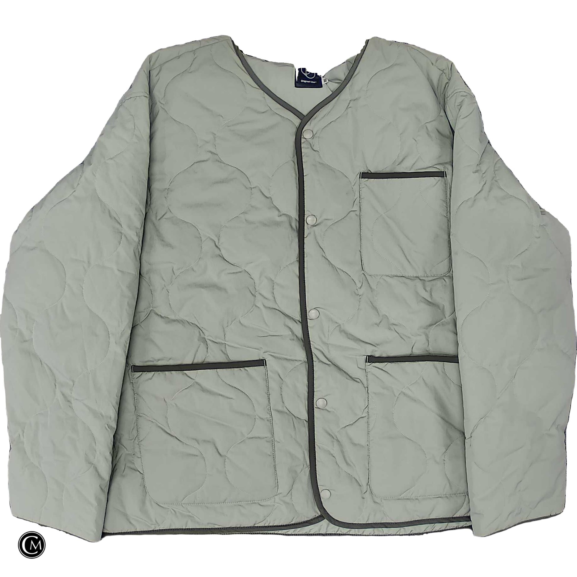 Jacket Puffer & Quilted By Clothes Mentor In Green, Size: Xxl image 1