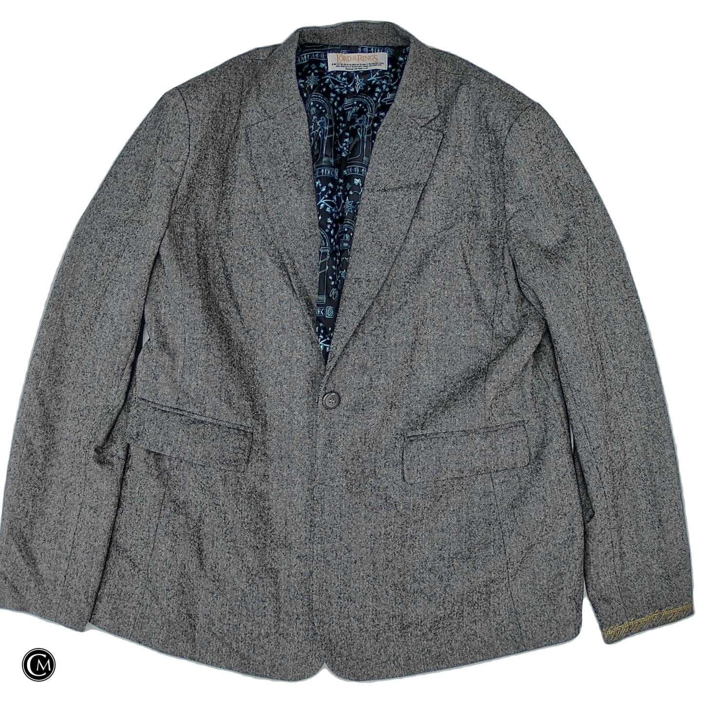 Blazer By Clothes Mentor In Grey, Size: 3x image 1