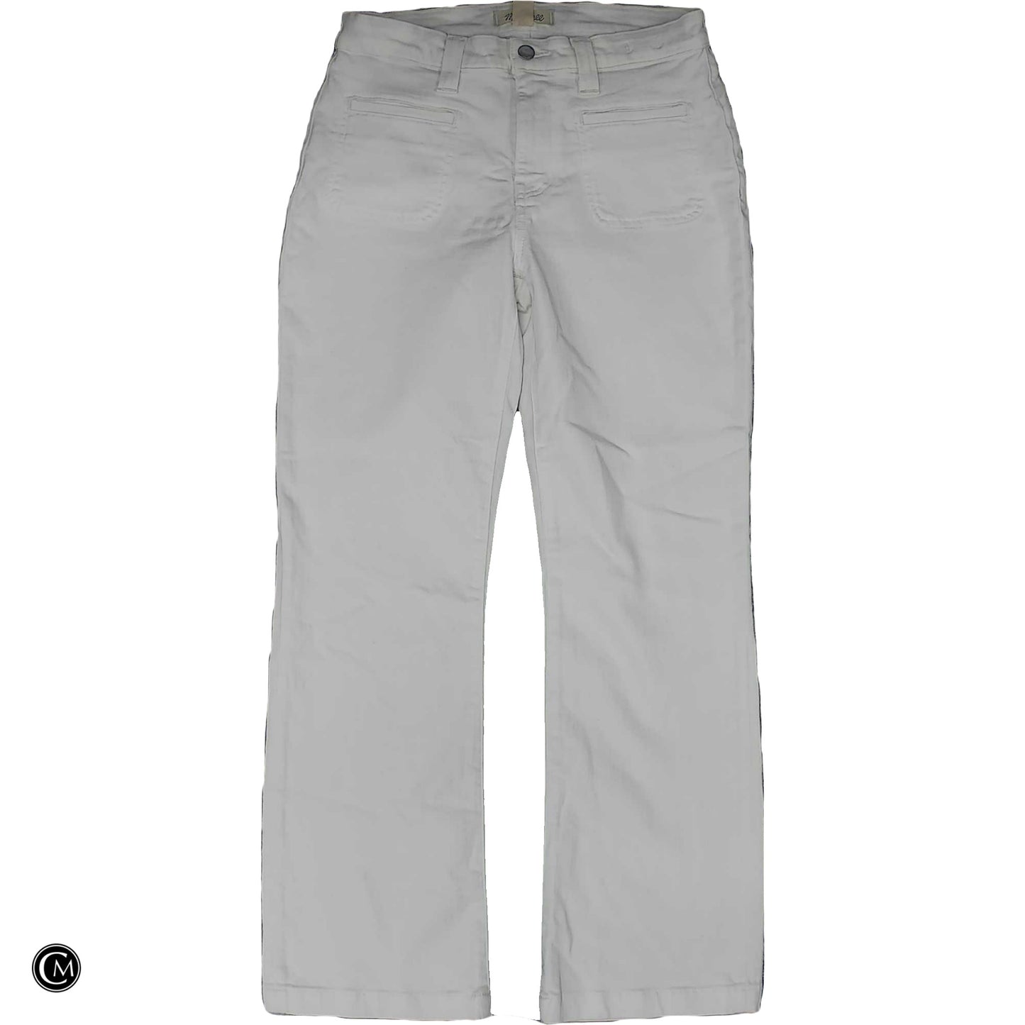 Jeans Boot Cut By Madewell In White Denim, Size: 6 image 1