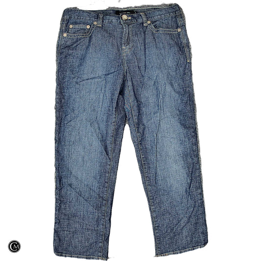 Jeans Straight By Calvin Klein In Blue Denim, Size: 12 image 1