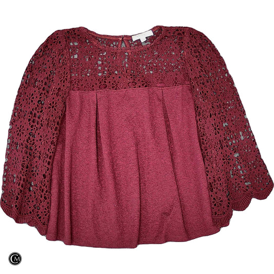 Top Ls By Eri + Ali In Maroon, Size: M image 1