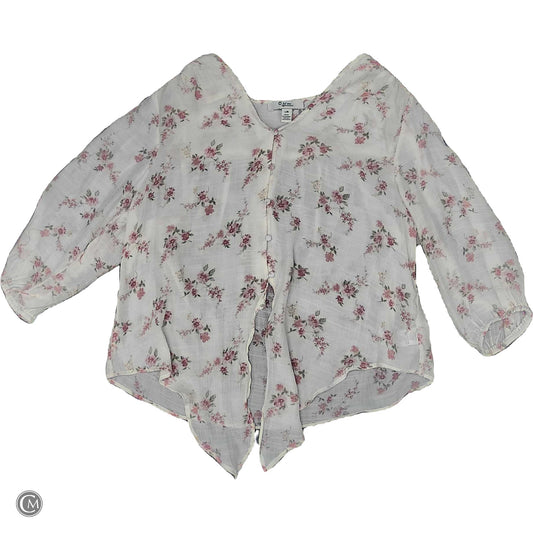 Top Ls By C By One In Cream & Pink, Size: L image 1
