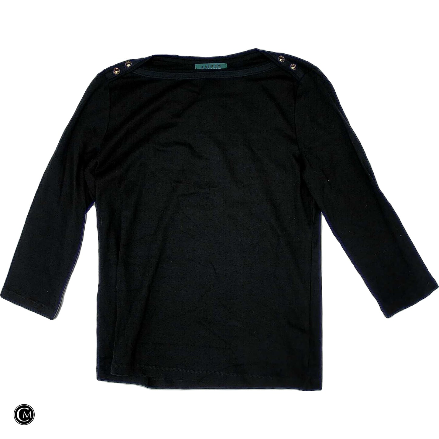 Top Ls By Lauren By Ralph Lauren In Black, Size: M image 1