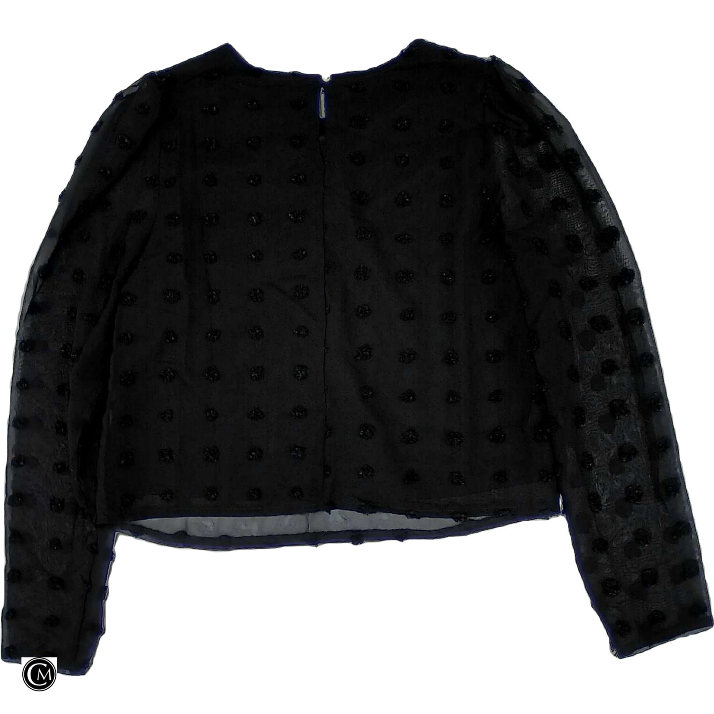 Blouse Ls By She + Sky In Black, Size: S image 2