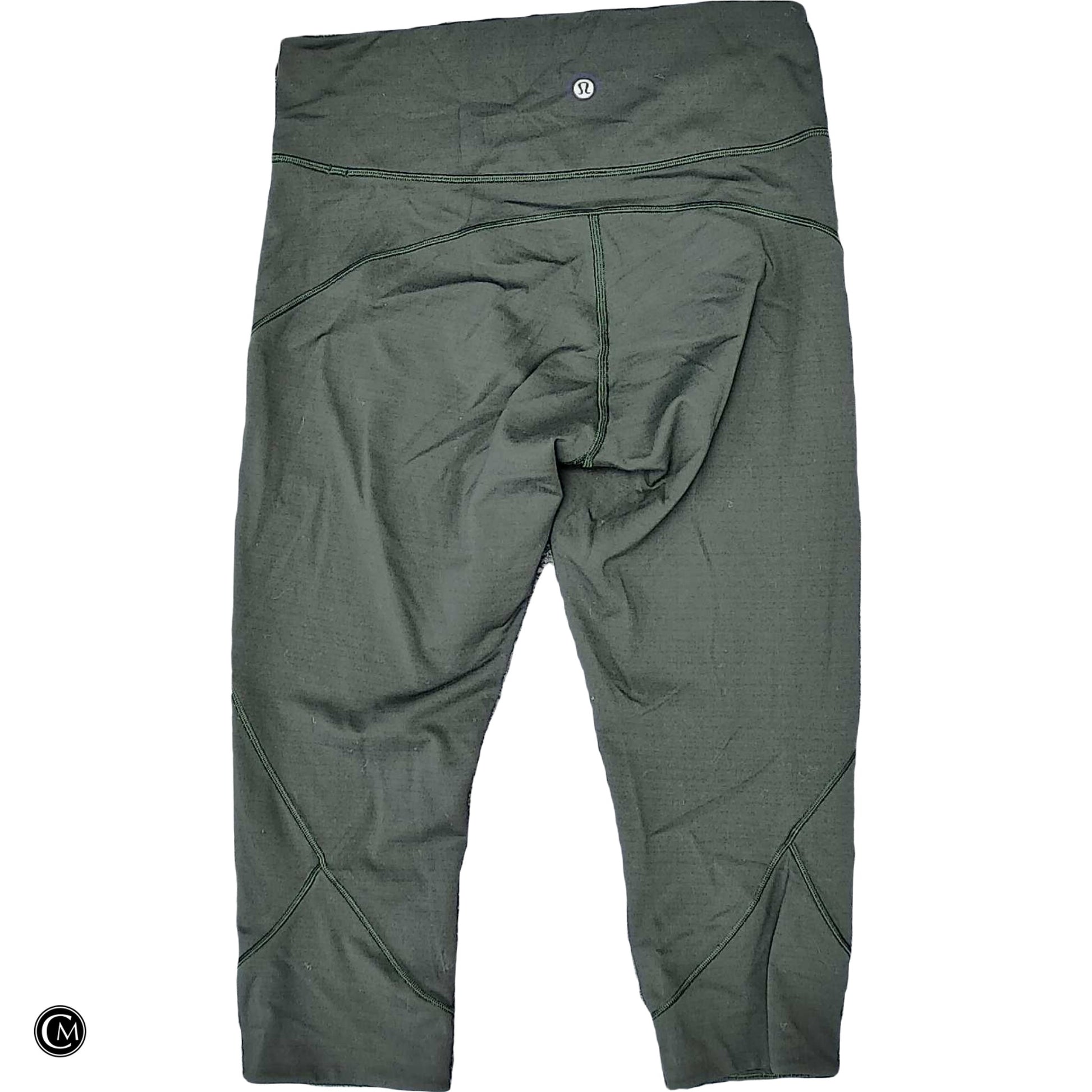 Athletic Leggings Capris By Lululemon In Green, Size: M image 2