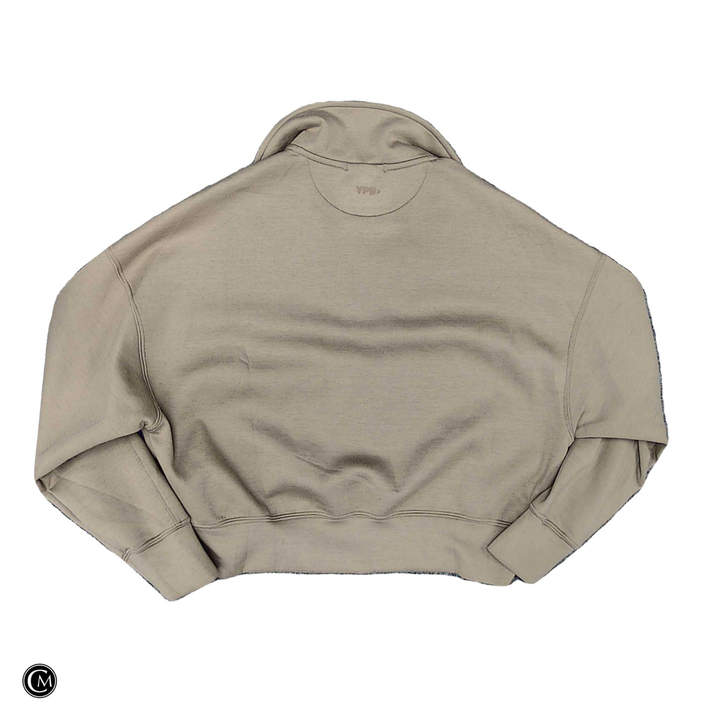 Athletic Sweatshirt Collar By Ypb In Brown, Size: Xs image 2